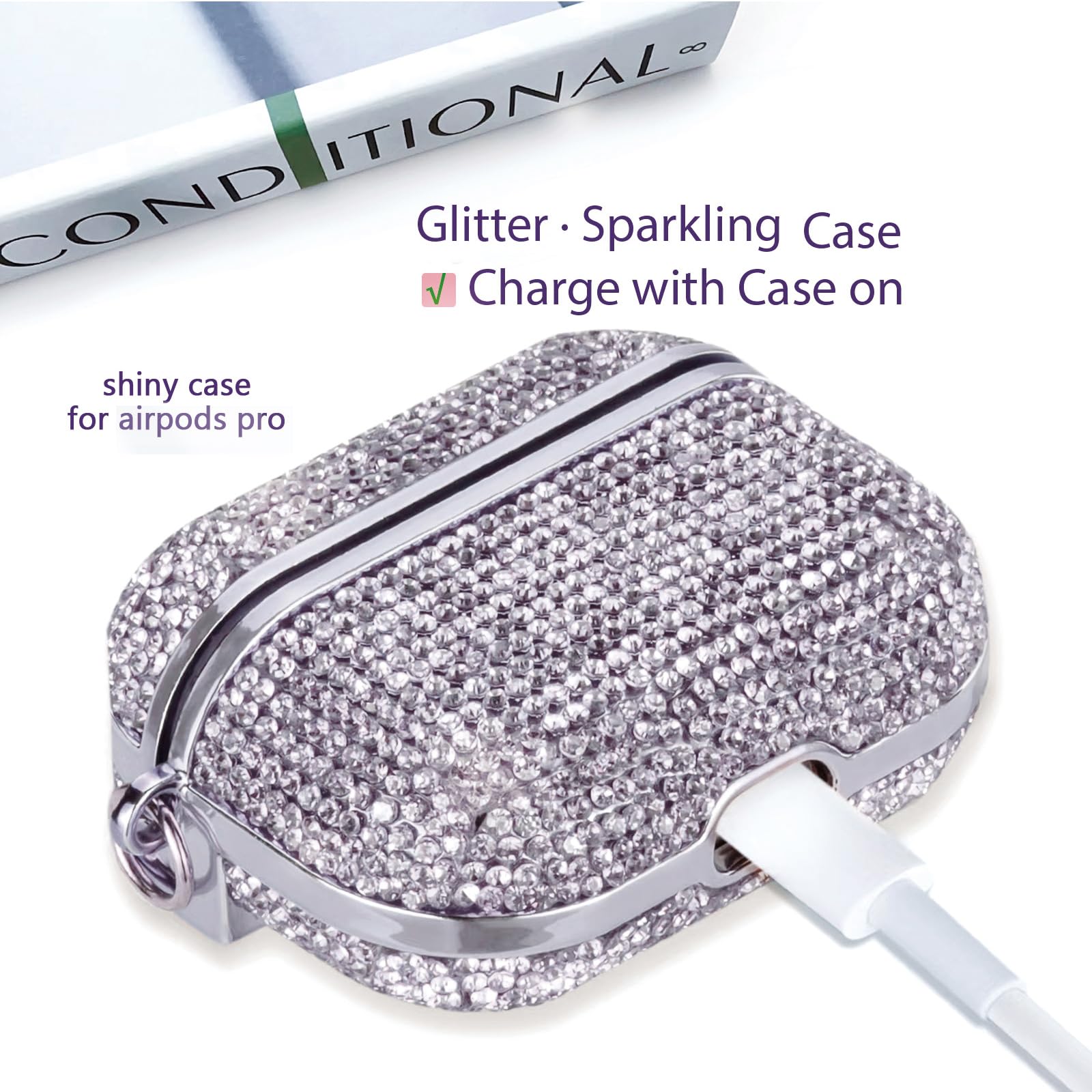 Amazon | Miitoomo AirPods Proケース キラキラ輝くダイヤモンド